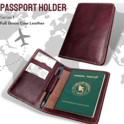 premium quality Passport Cover -- Brown -R-1004