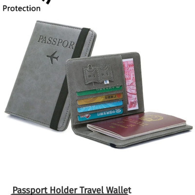 Passport Cover Wallet  -    Grey- R-1003