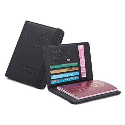 Passport Cover Wallet   -Black -R-1002