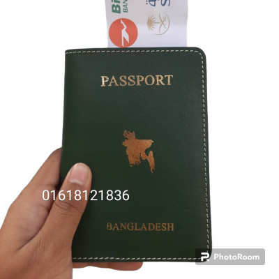 Premium Quality passport wallet  Green-5006